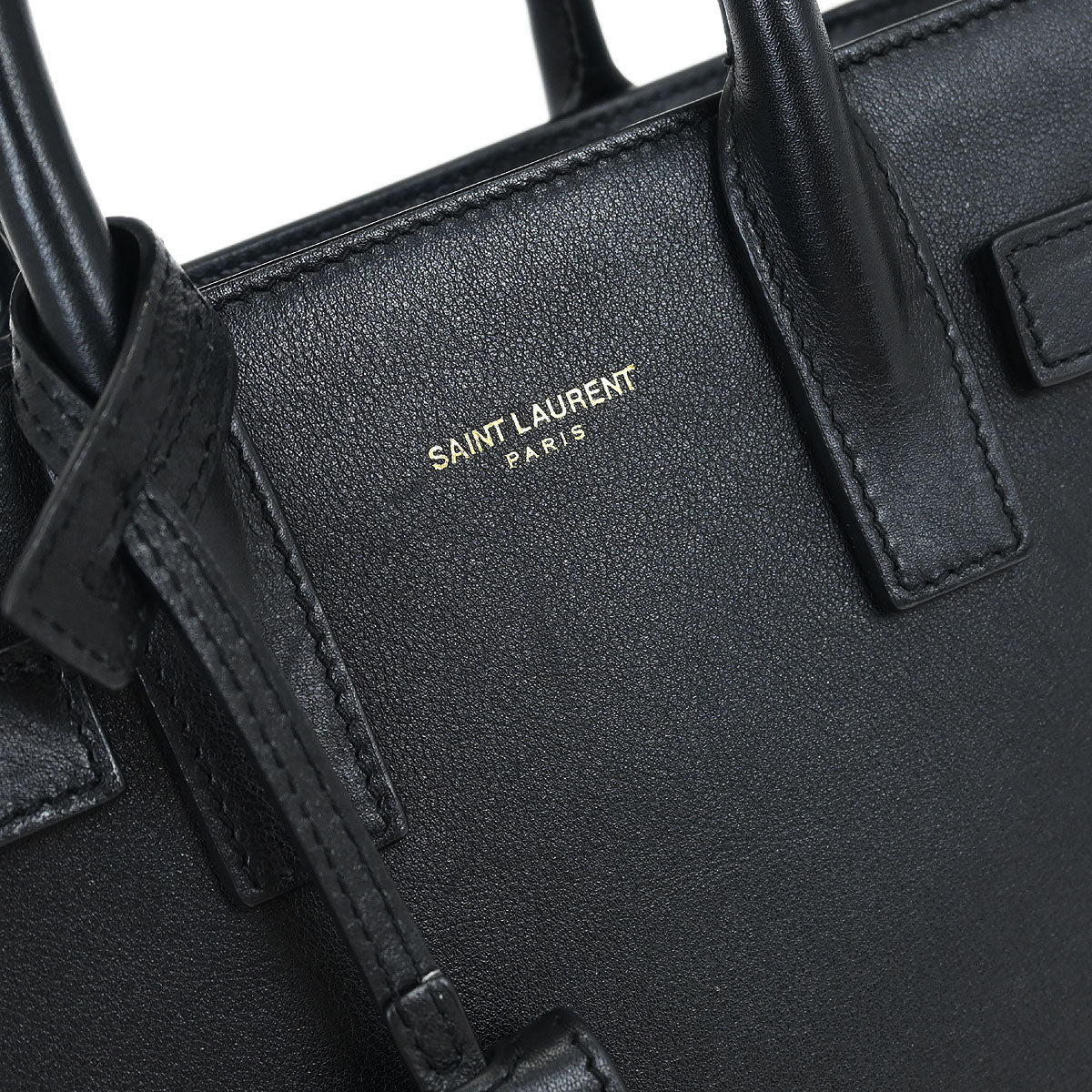Saint Laurent Black Sac de Jour 2way Shoulder Handbag