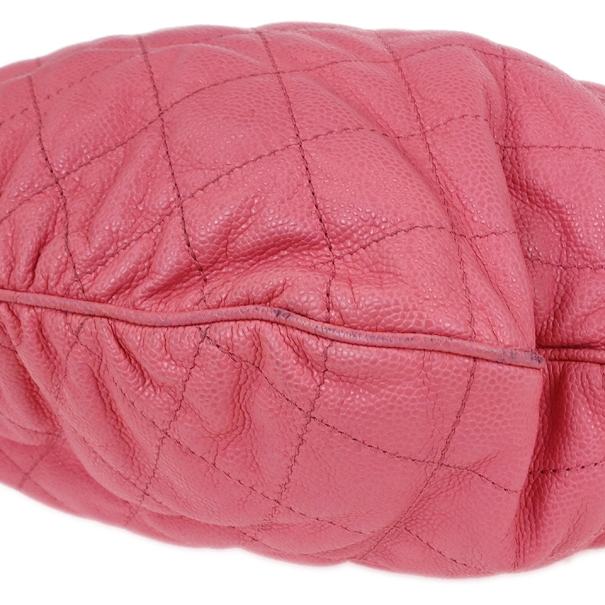 Chanel Pink Caviar Tote Drawstring Handbag