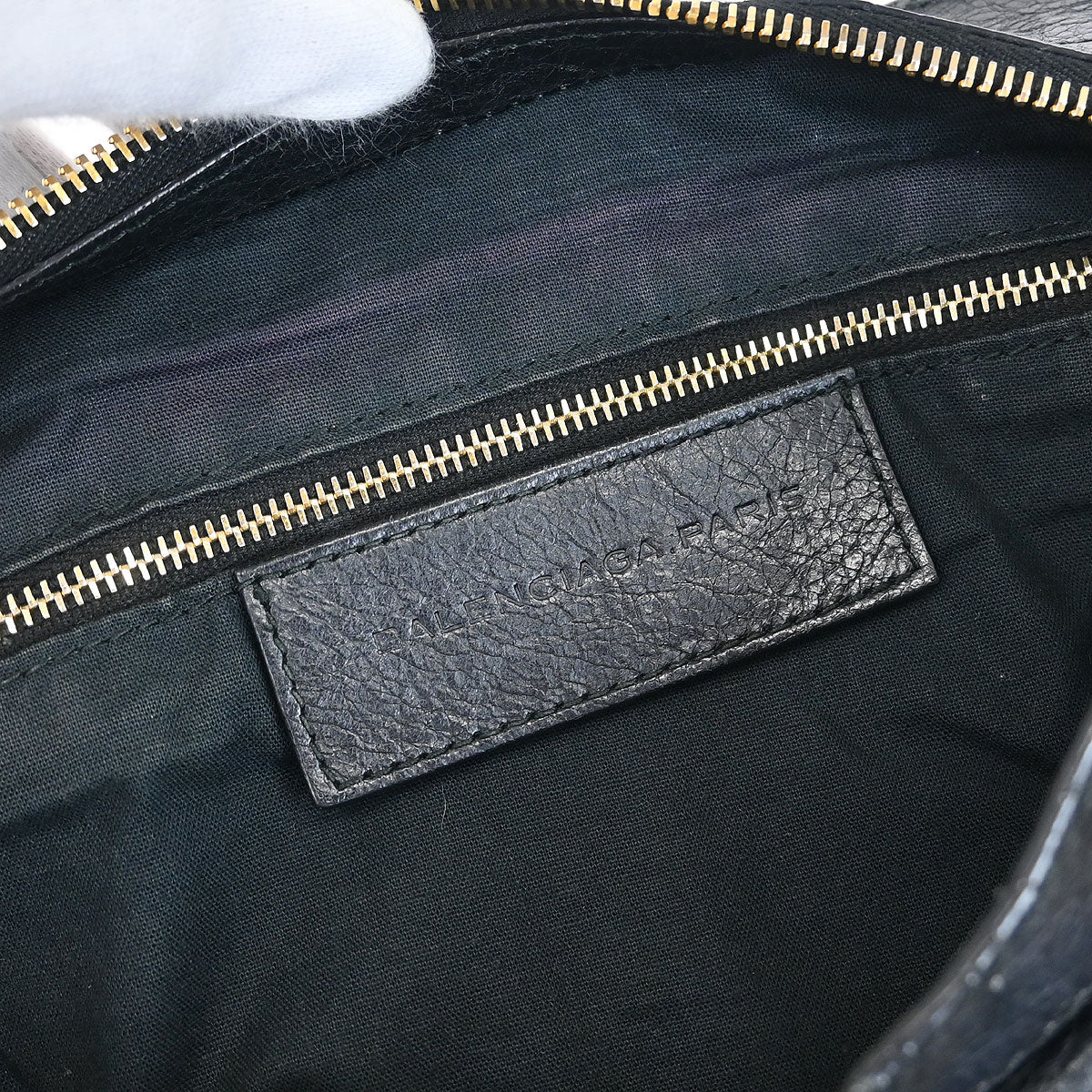 Balenciaga Black The Giant City 2way Shoulder Handbag