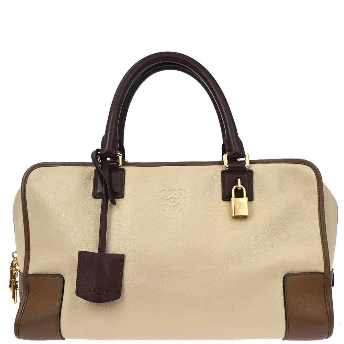 Loewe Off-white Amazona 36 Handbag