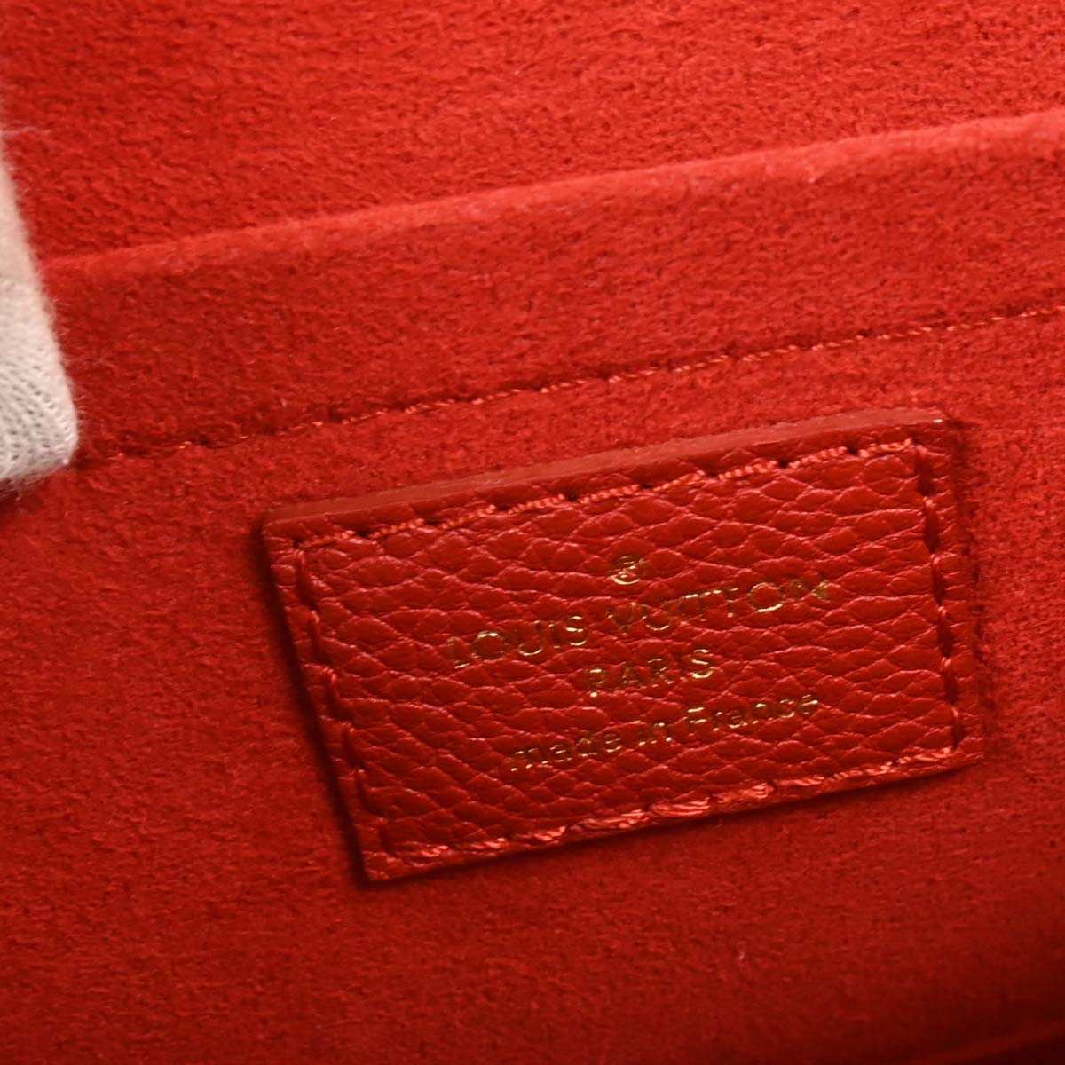 Louis Vuitton 2018 Red Monogram Empreinte Saint Sulpice PM M43393