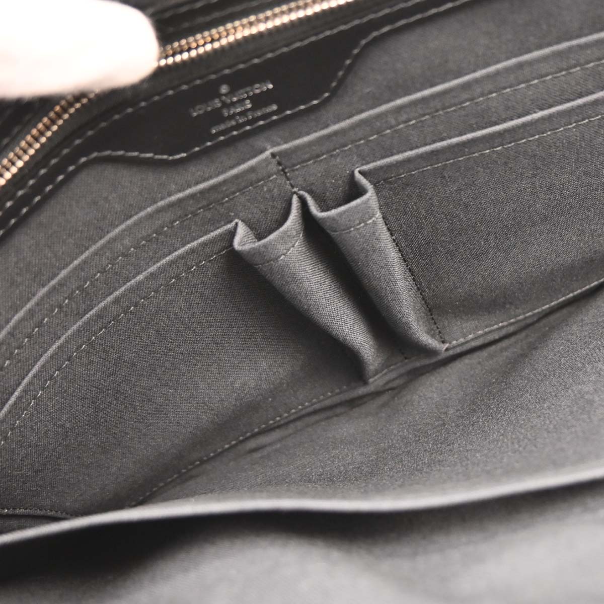 Louis Vuitton Damier Graphite Poche Documents Clutch Bag N48247