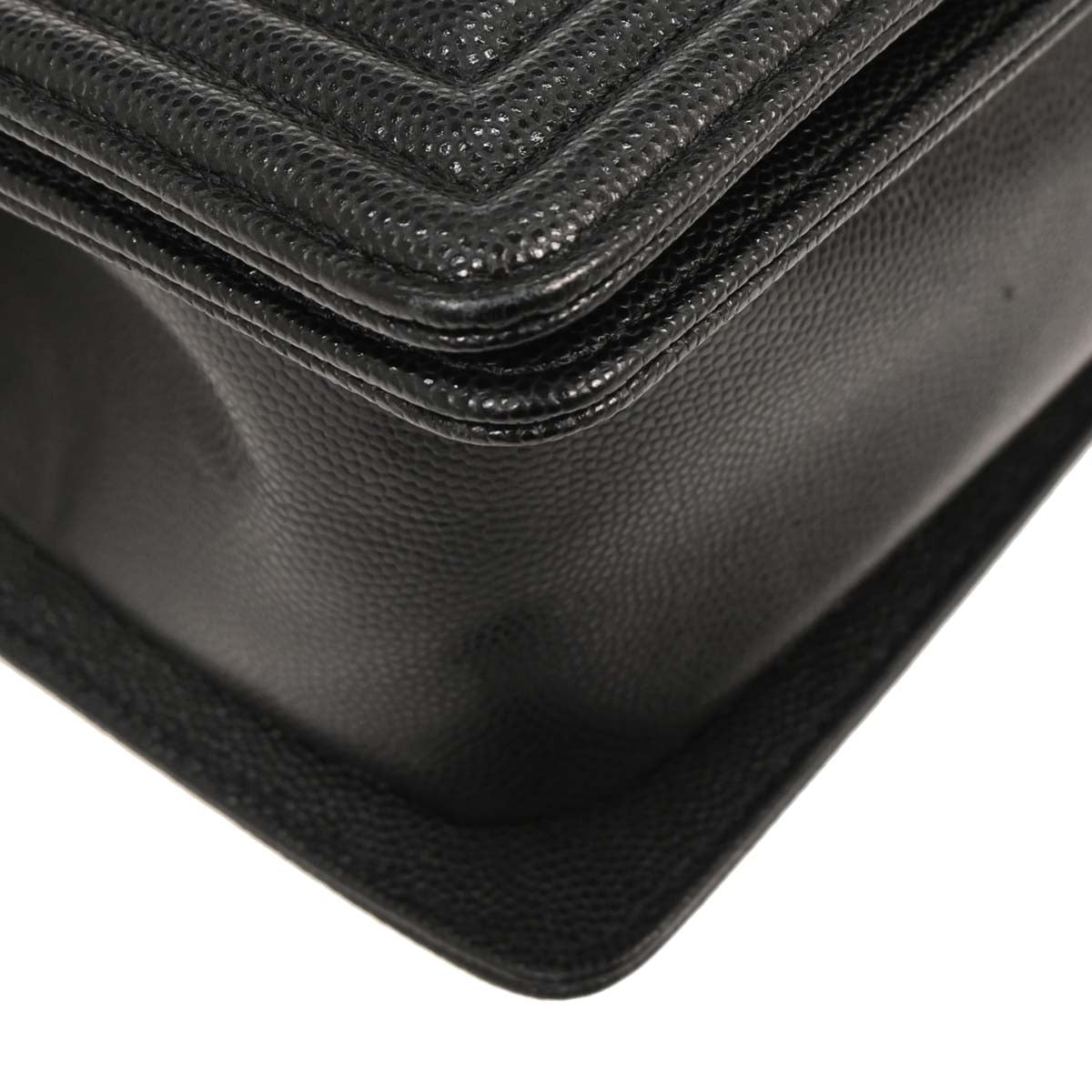 Boy Chanel Black Caviar Medium Shoulder Bag