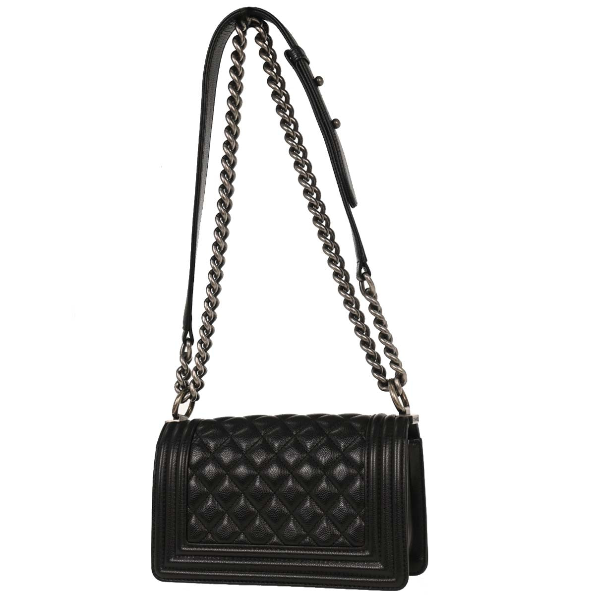 Boy Chanel 2019 Black Caviar Small Chain Shoulder Bag