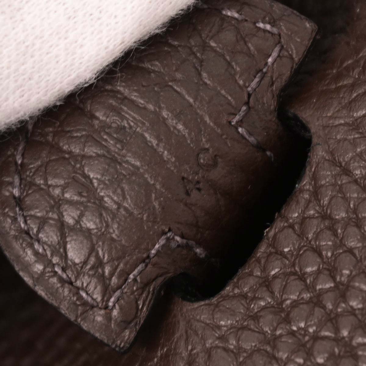 Hermes Chocolat Togo Evelyne 3 29 PM Shoulder Bag