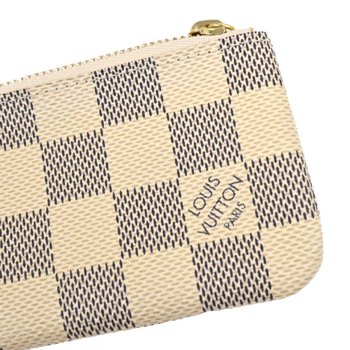 Louis Vuitton Damier Azur Pochette Cles Coin Case N62659