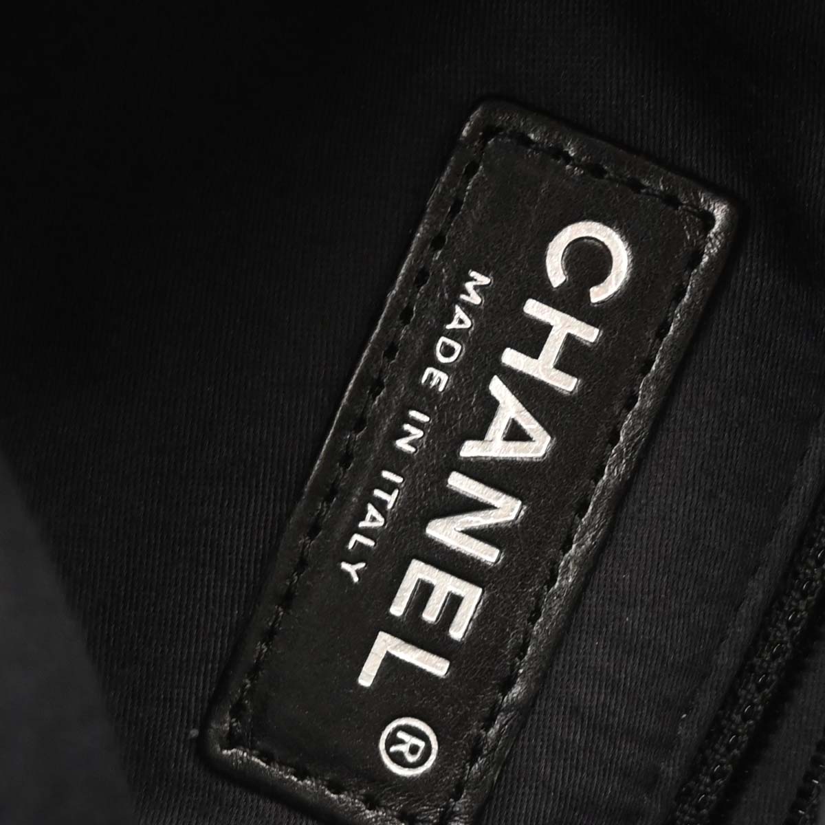 Chanel Black Calfsikin 2way Backpack Shoulder Bag
