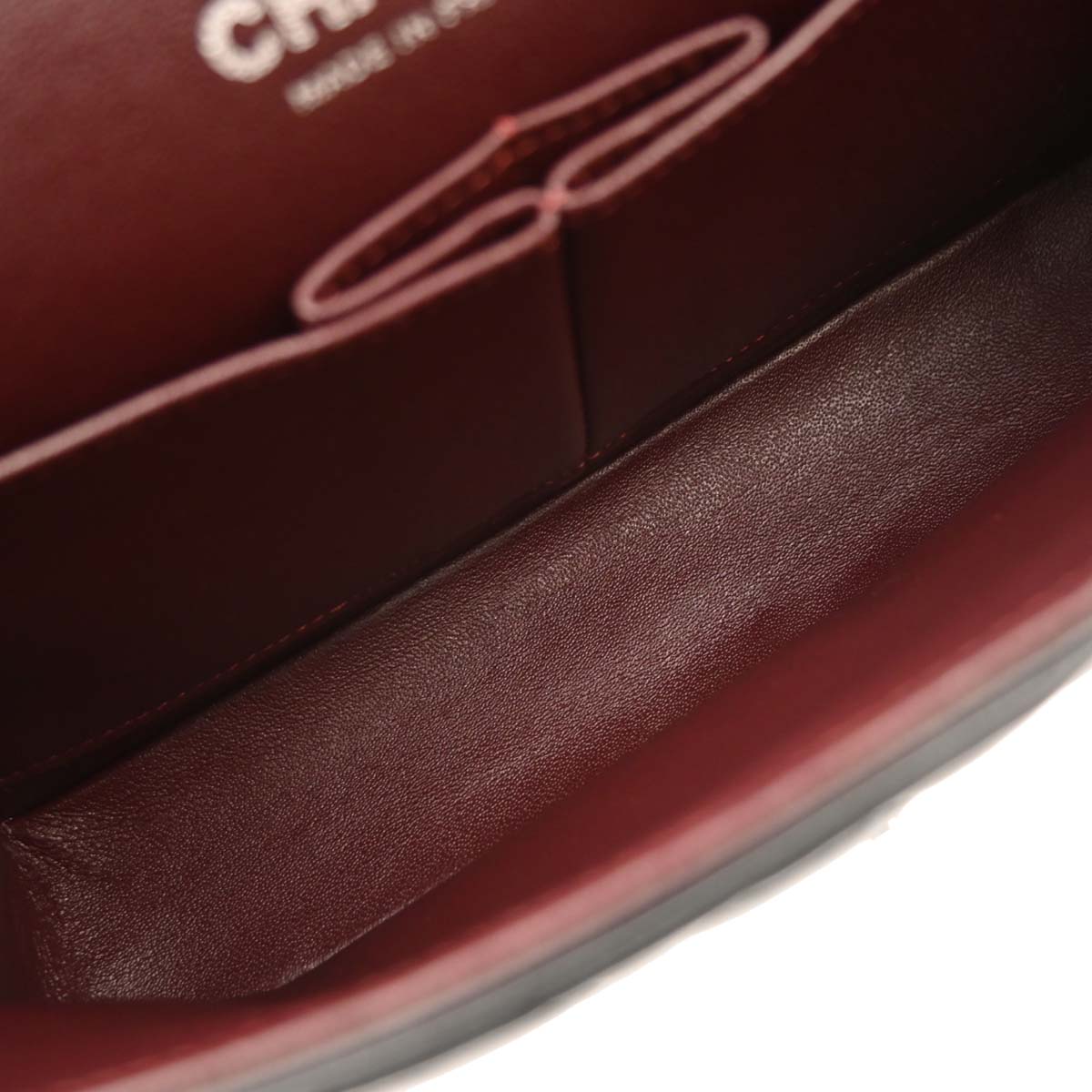 Chanel 2014 Black Lambskin Medium Classic Double Flap Shoulder Bag