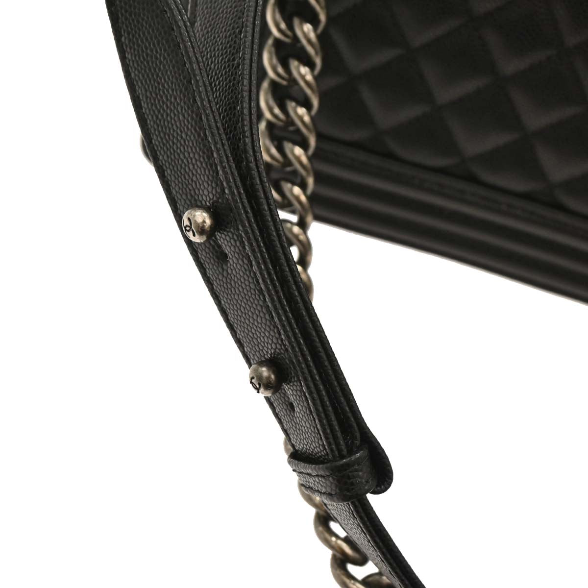 Boy Chanel 2019 Black Caviar Medium Shoulder Bag