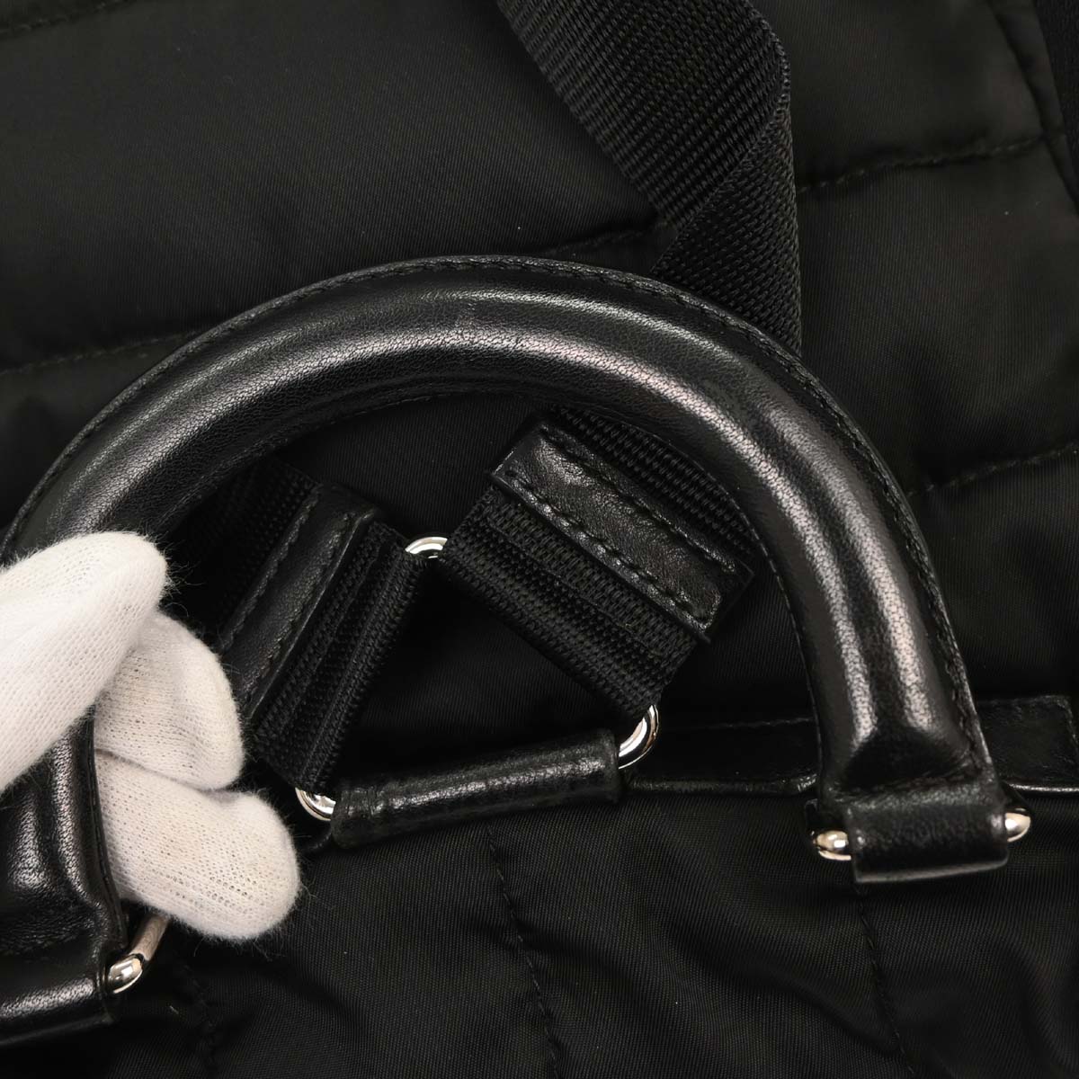 Prada Black Nylon Backpack