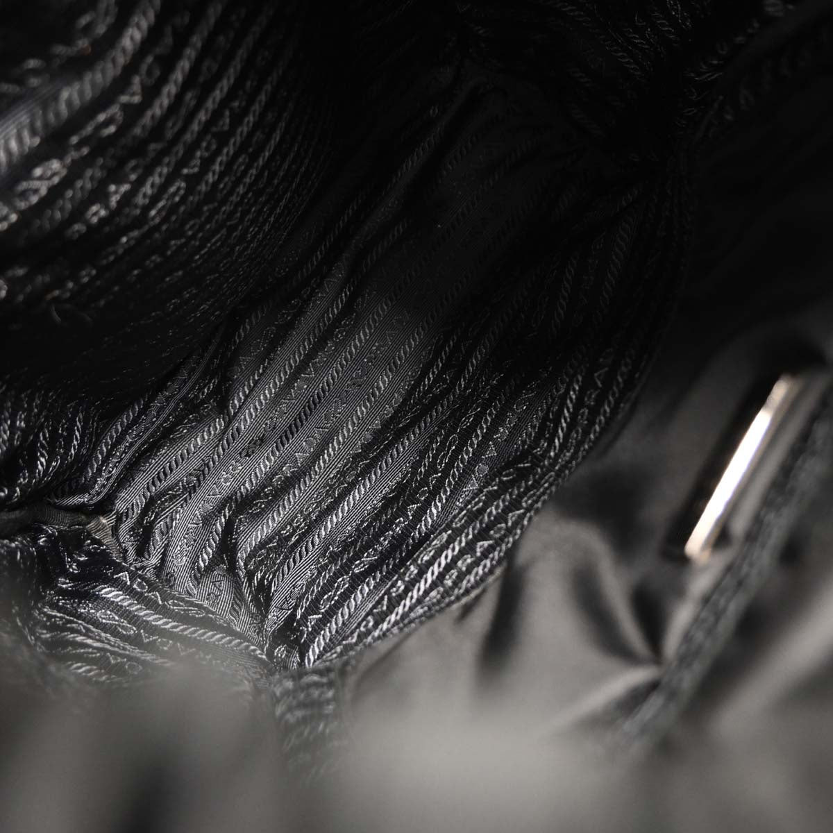 Prada Black Nylon Backpack