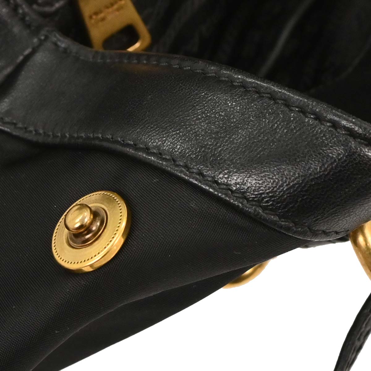 Prada Black Nylon 2way Shoulder Tote Bag