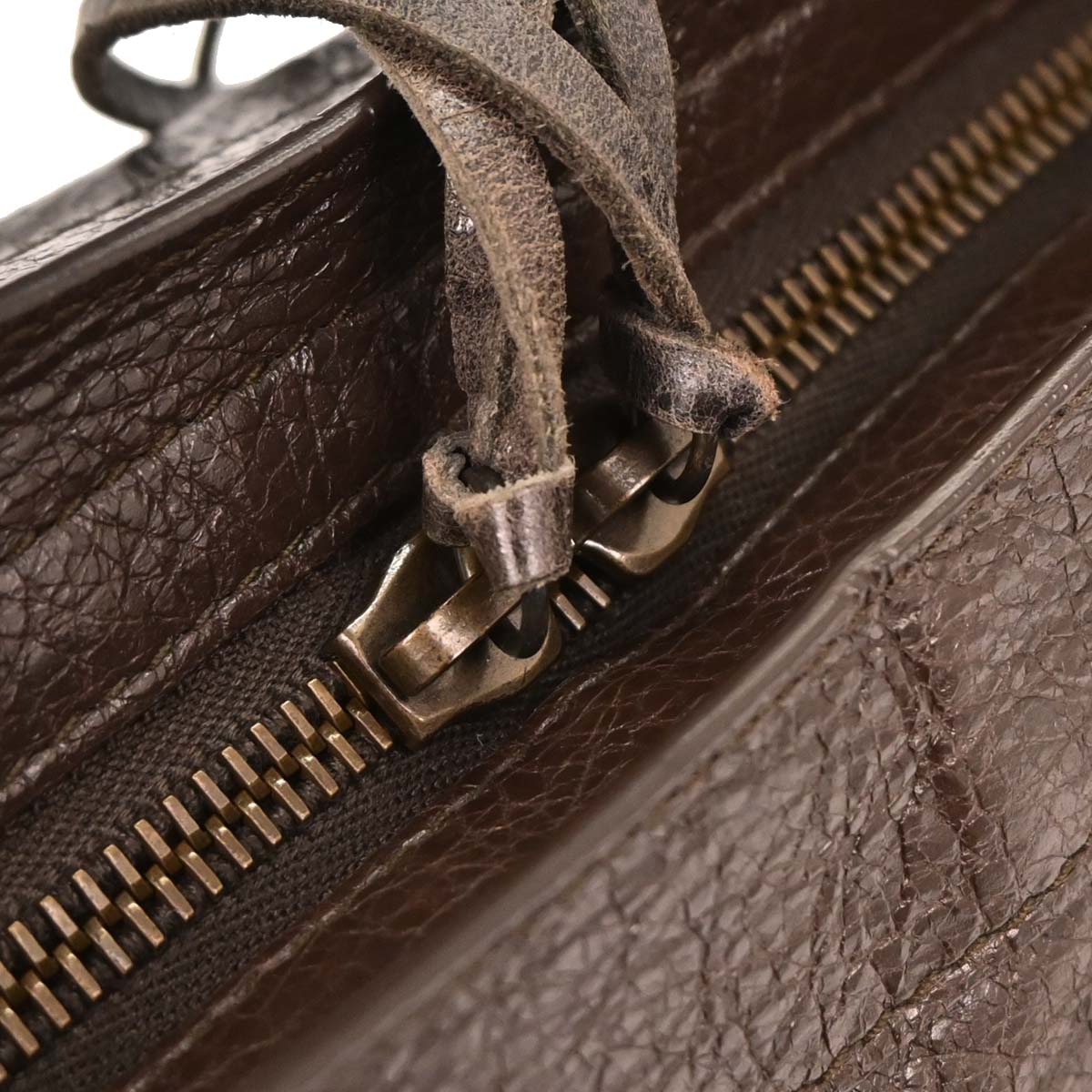 Balenciaga Brown The Town 2way Shoulder Handbag