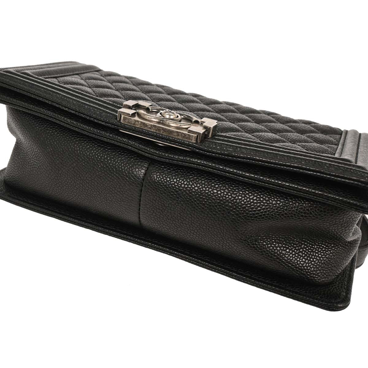 Boy Chanel Black Caviar Medium Shoulder Bag