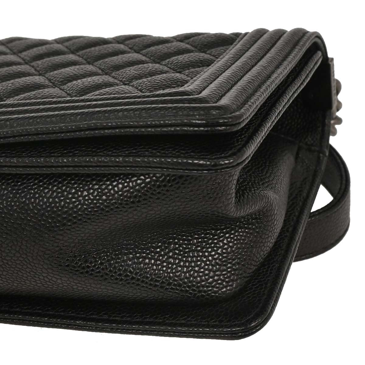 Boy Chanel Black Caviar Medium Shoulder Bag