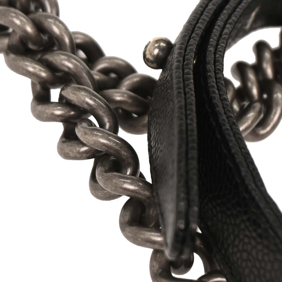 Boy Chanel Black Caviar Medium Shoulder Bag