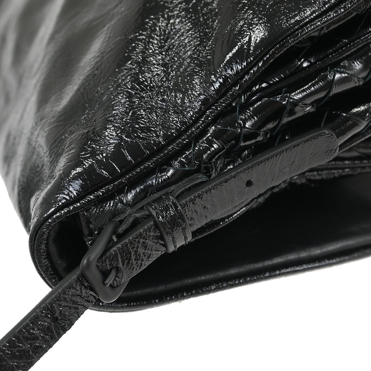 Bottega Veneta Black Intrecciato Handbag