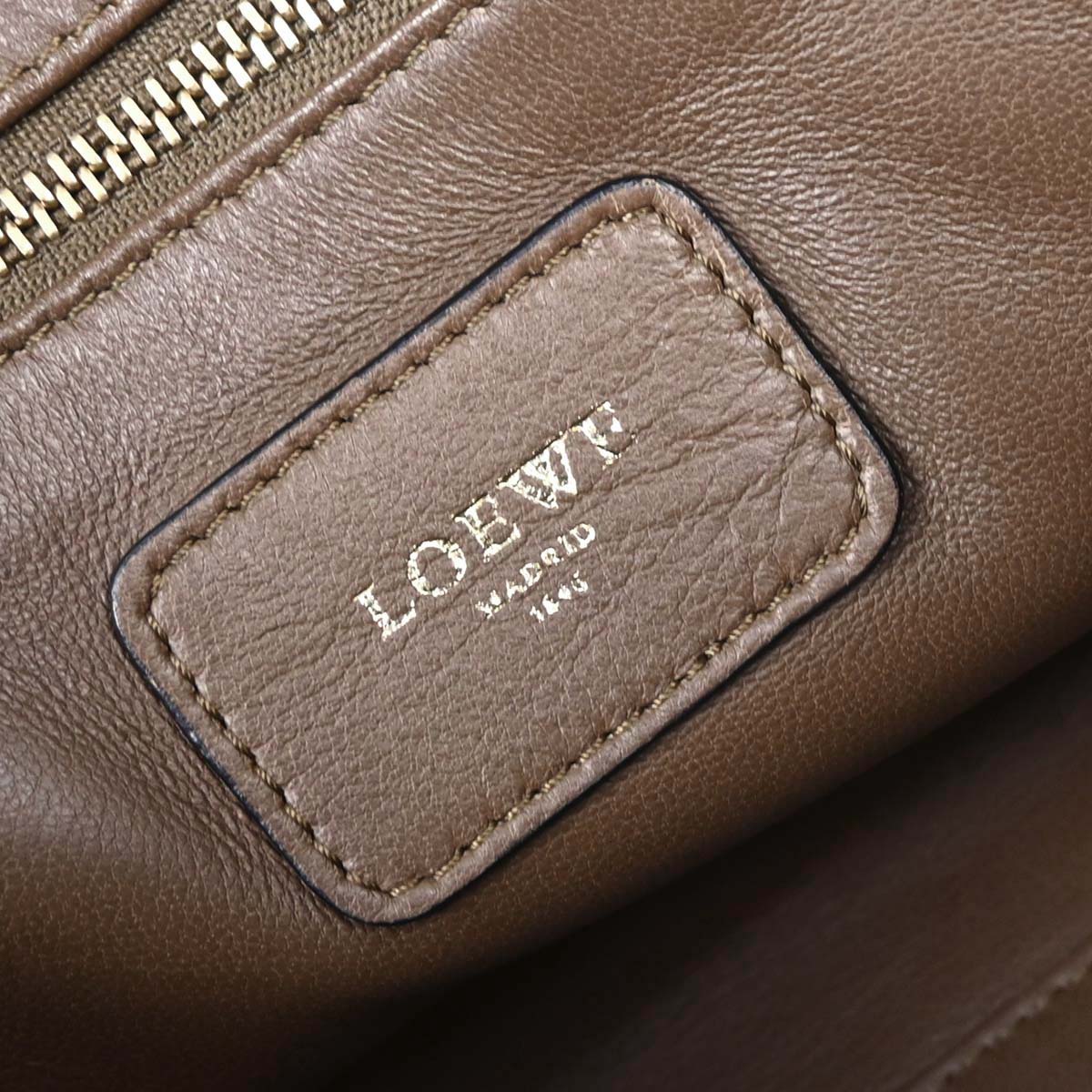 Loewe Brown Amazona 28 Handbag