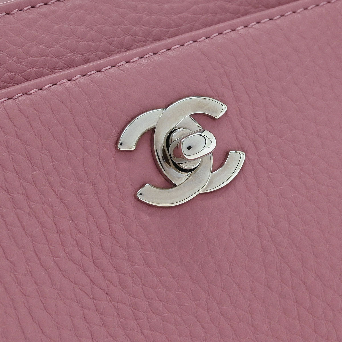 Chanel 2014-2015 Pink Deerskin Executive Cerf Tote Bag