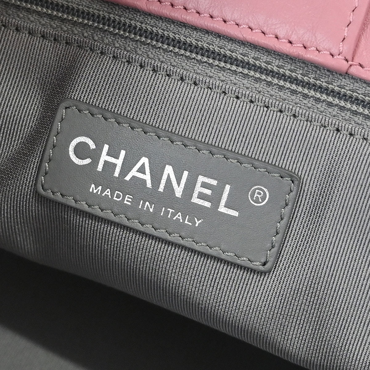 Chanel 2014-2015 Pink Deerskin Executive Cerf Tote Bag