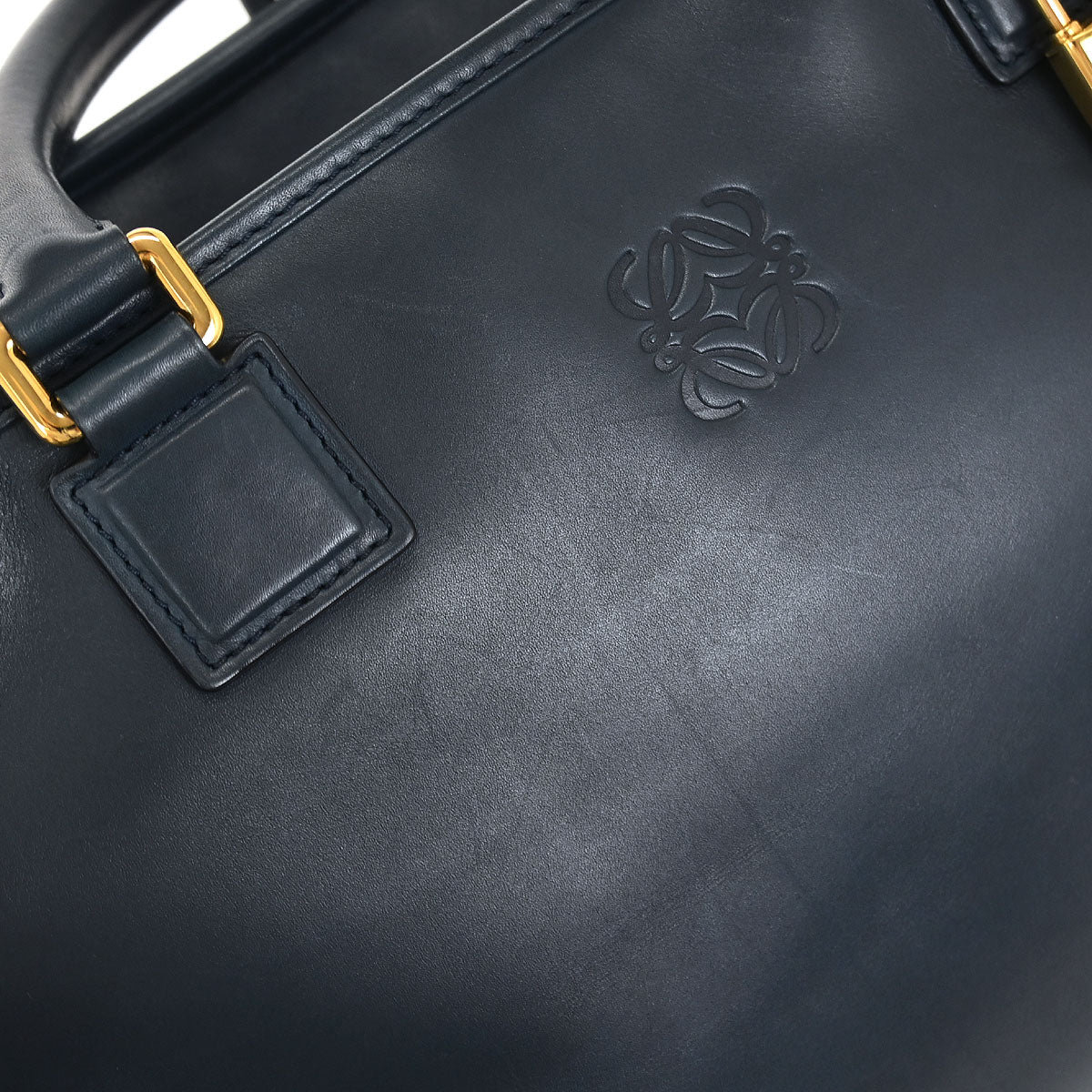 Loewe Dark Blue Amazona 36 Handbag
