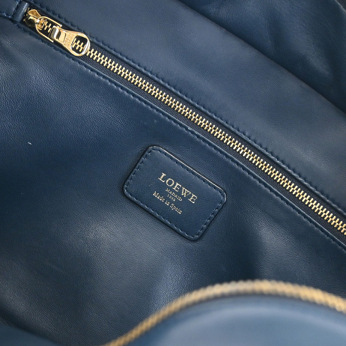 Loewe Dark Blue Amazona 36 Handbag