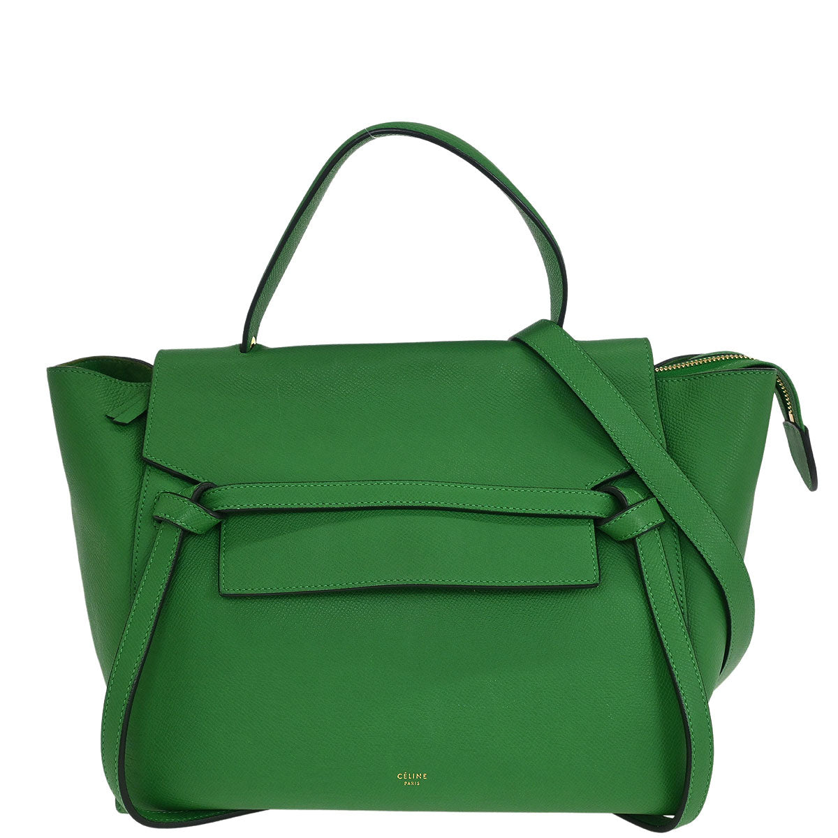 Celine Green Belt Bag 2way Shoulder Handbag