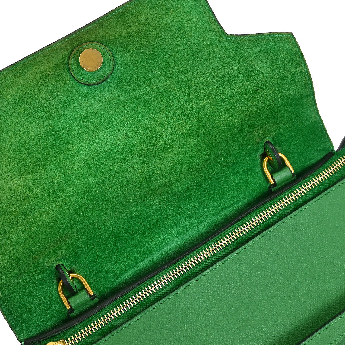 Celine Green Belt Bag 2way Shoulder Handbag