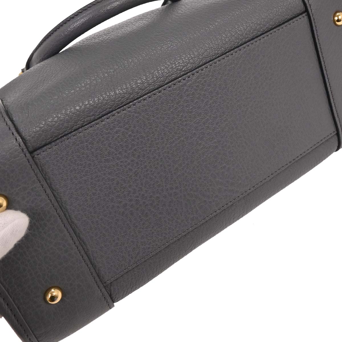 Loewe Gray Amazona 28 Handbag