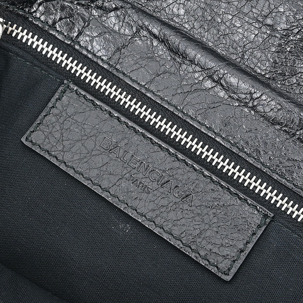 Balenciaga Black Leather Envelope Shoulder Bag