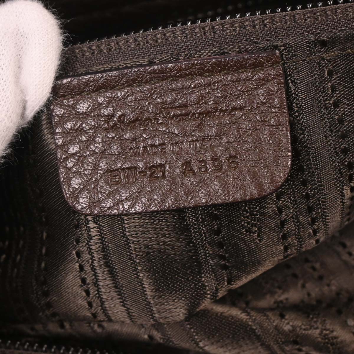 Salvatore Ferragamo Brown Gancini 2way Shoulder Handbag