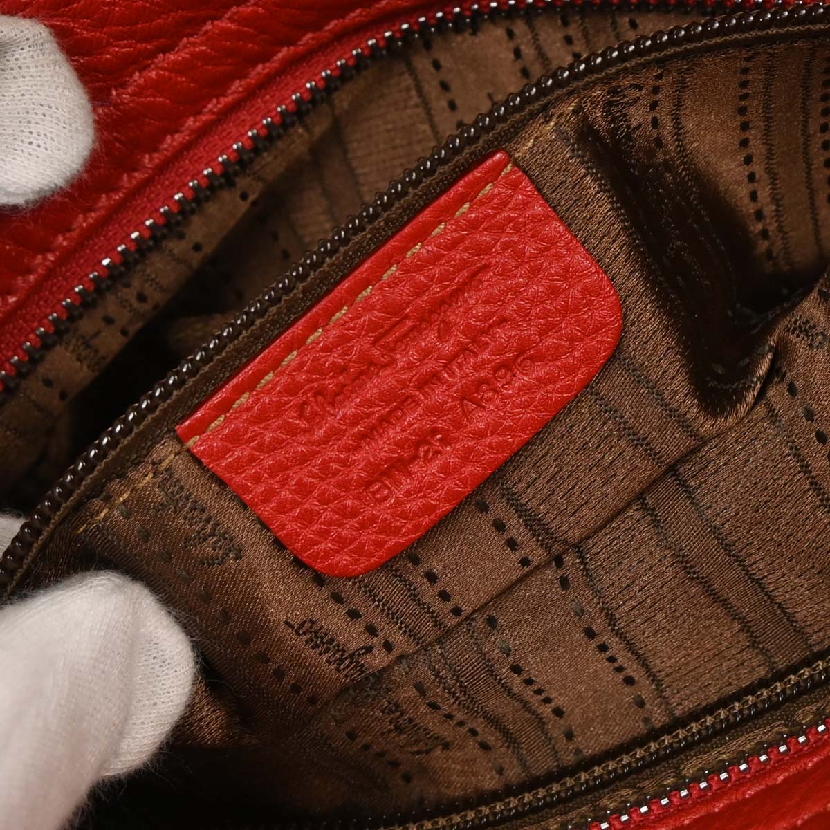 Salvatore Ferragamo Red Sofia Gancini 2way Shoulder Handbag