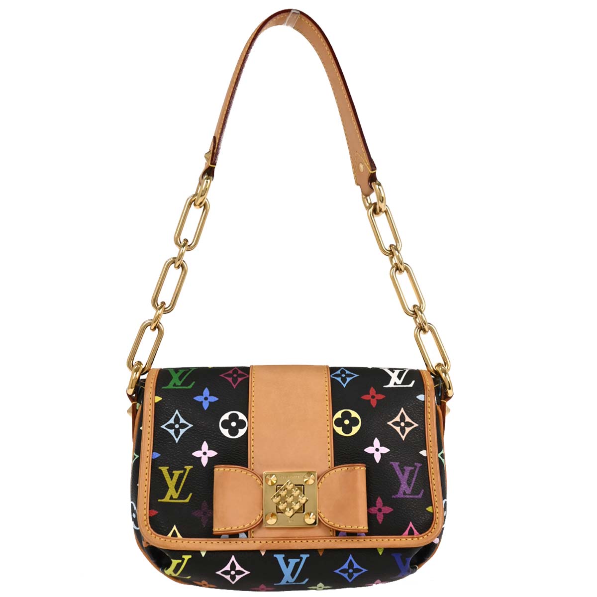 Louis Vuitton Black Monogram Multicolor Patty Handbag M40306