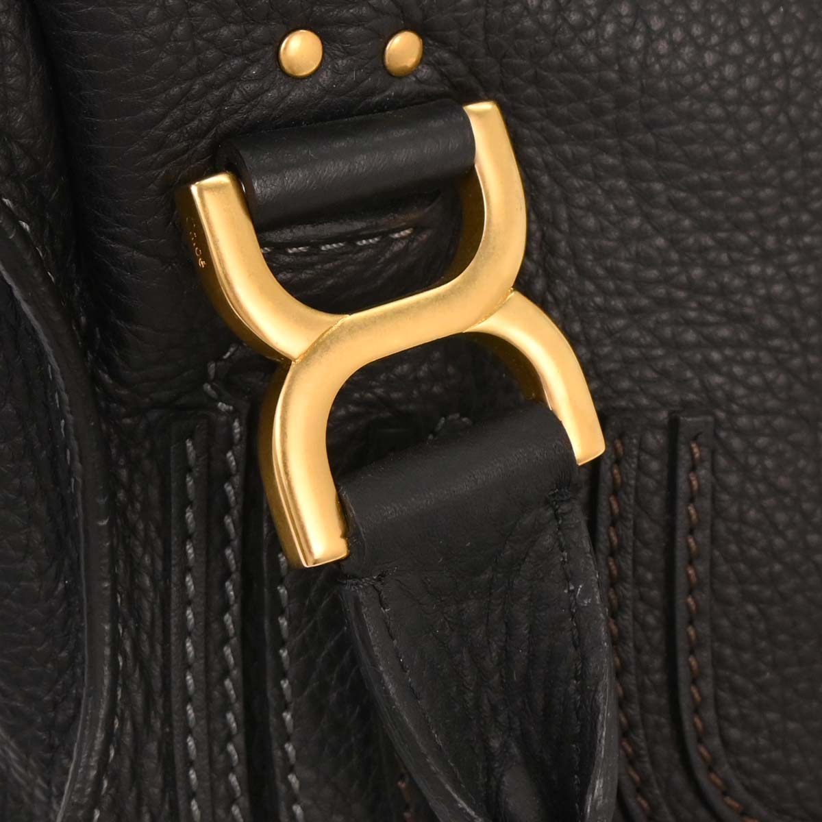 Chloe Black Marcie 2way Shoulder Handbag