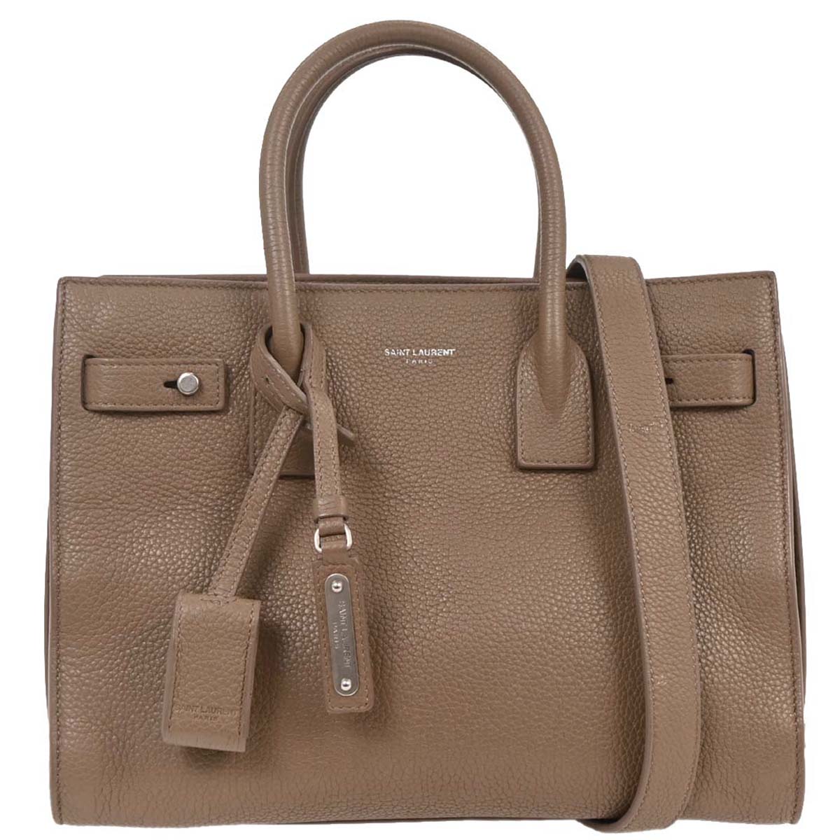 Saint Laurent Brown Sac de Jour 2way Shoulder Handbag
