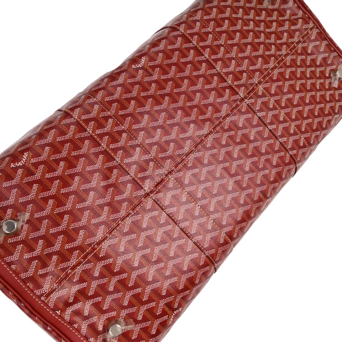 Goyard Red Croisiere 55 2way Duffle Shoulder Bag