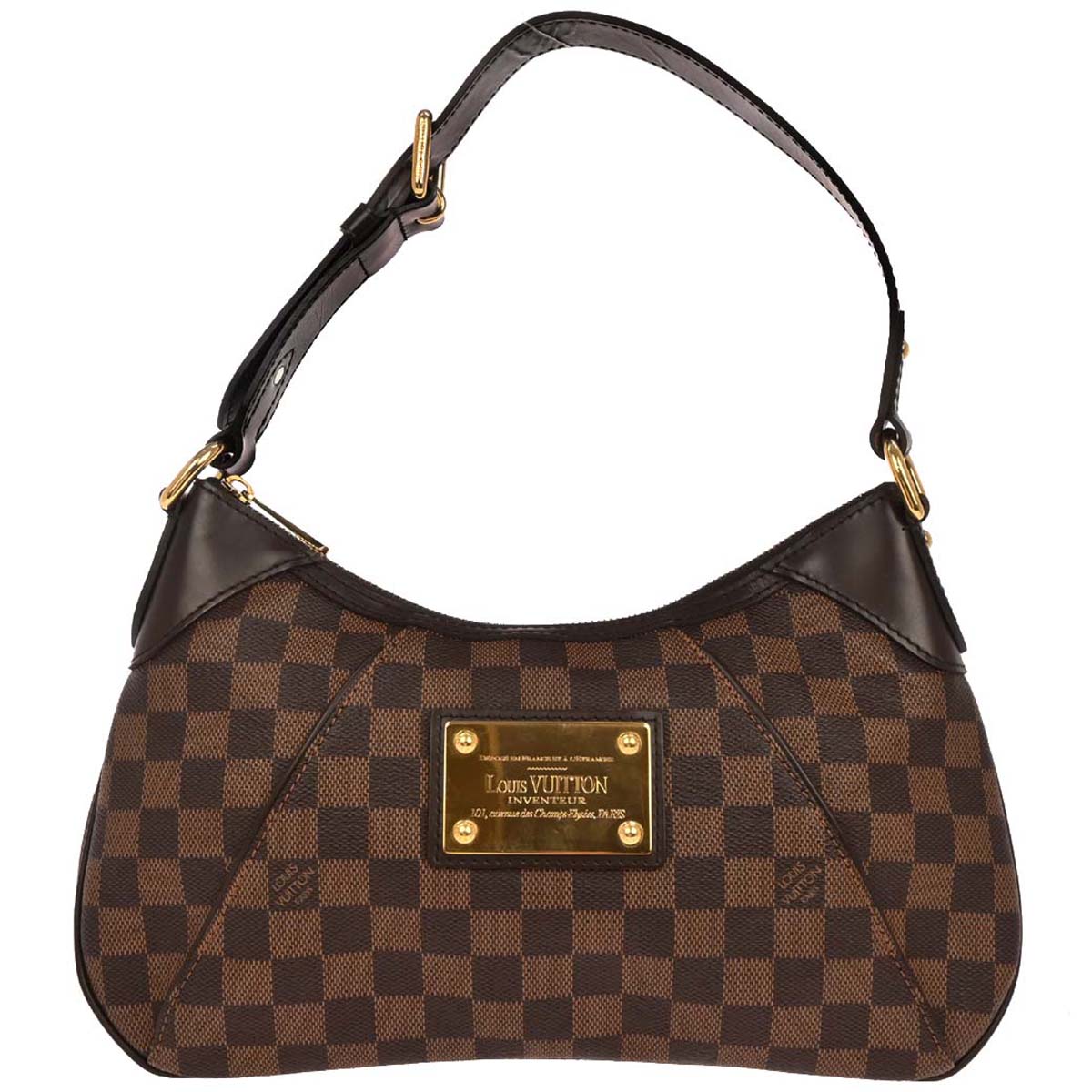 Louis Vuitton Damier Thames PM Hobo Handbag N48180