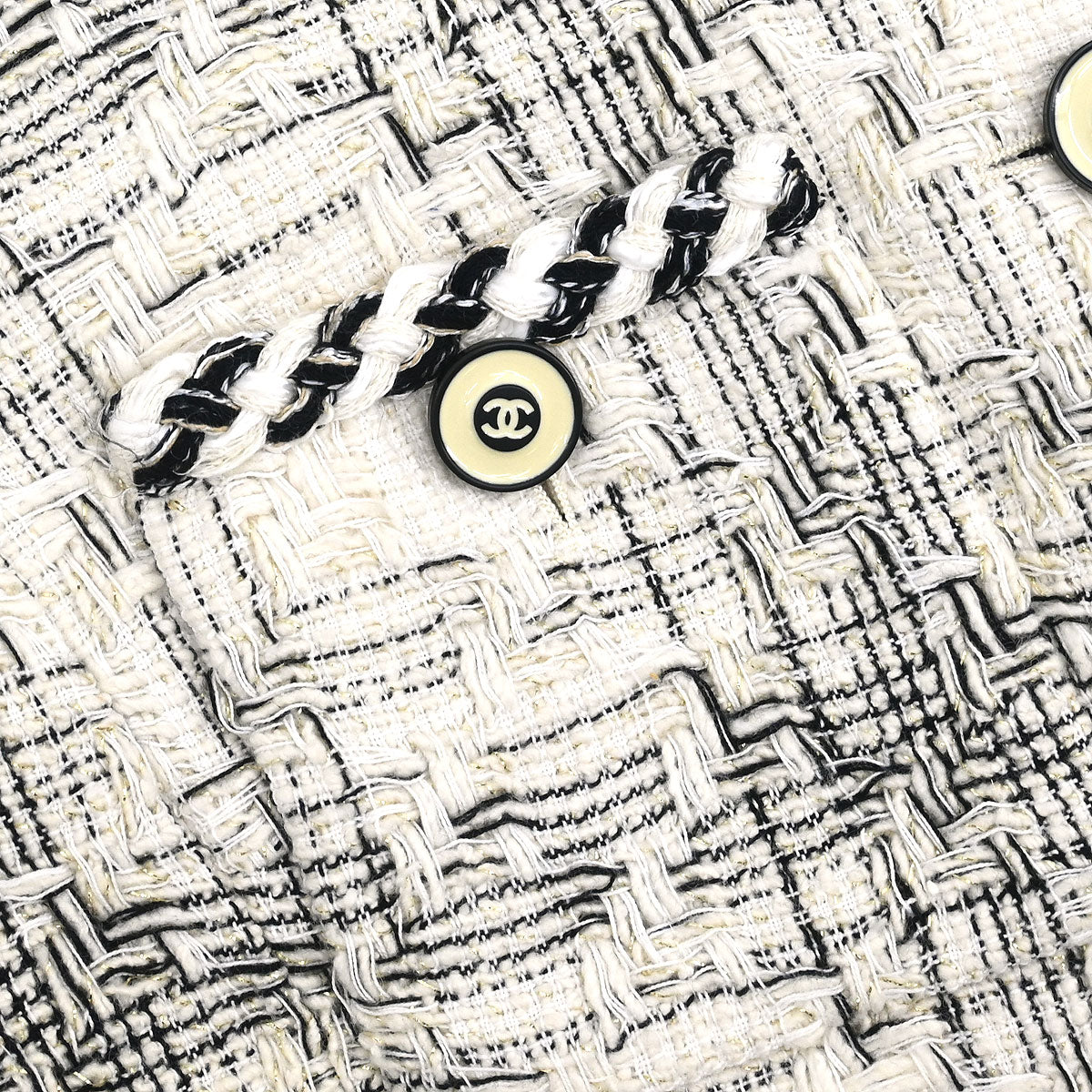 Chanel 2018 Colorless Jacket White #36