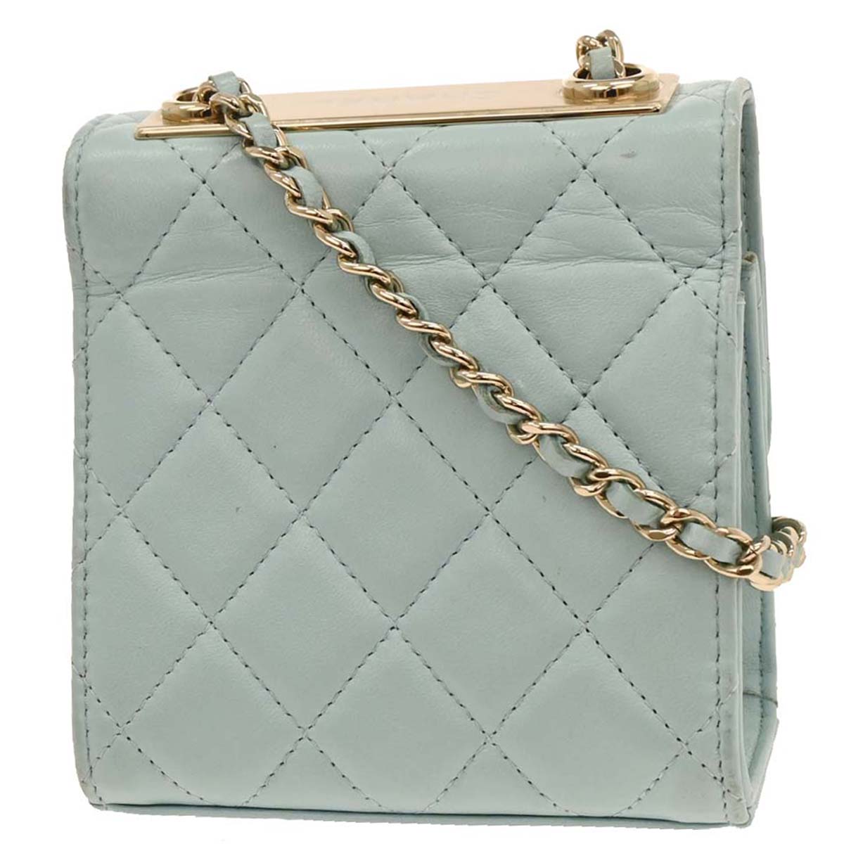 Chanel Light Blue Lambskin Trendy CC Shoulder Bag