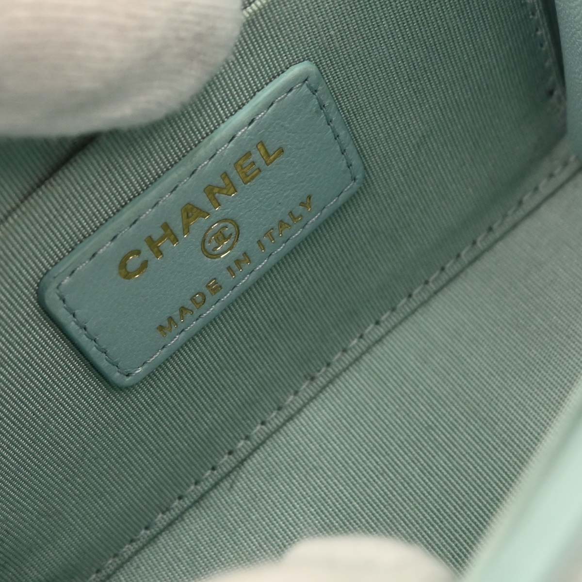 Chanel Light Blue Lambskin Trendy CC Shoulder Bag