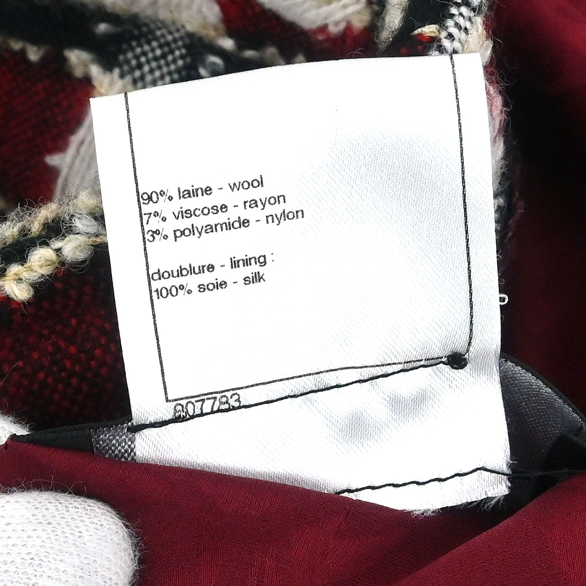 Chanel Zip Up Collarless Jacket #36