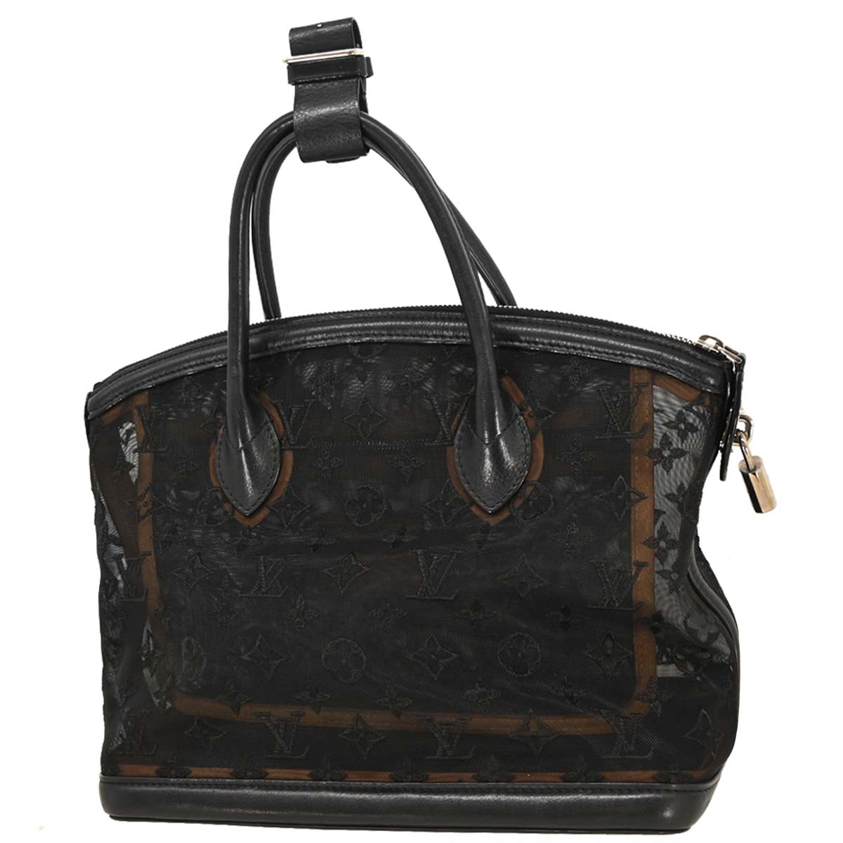 Louis Vuitton Black Monogram Transparent Lockit Handbag M40769