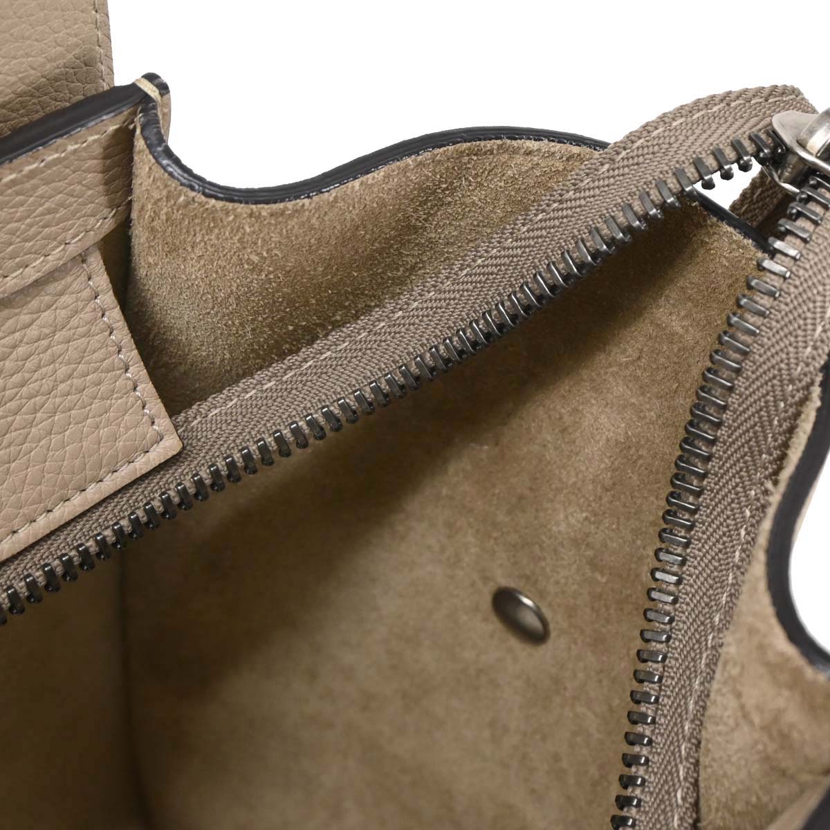 Celine Beige Luggage Micro Tote Handbag