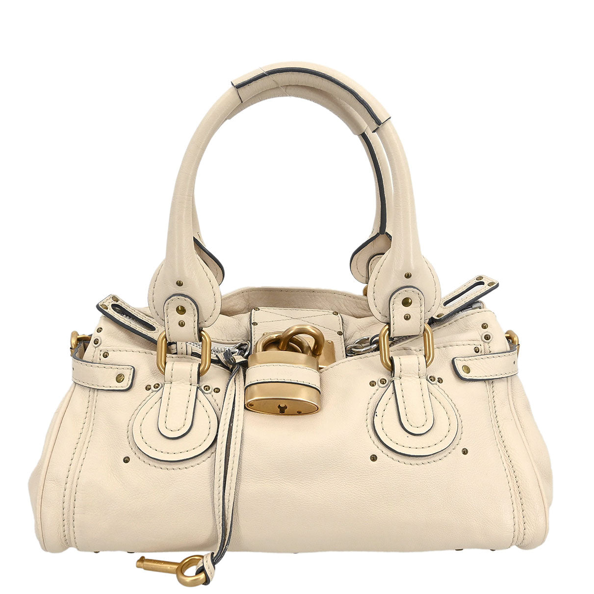 Chloe Off-white Paddington Handbag