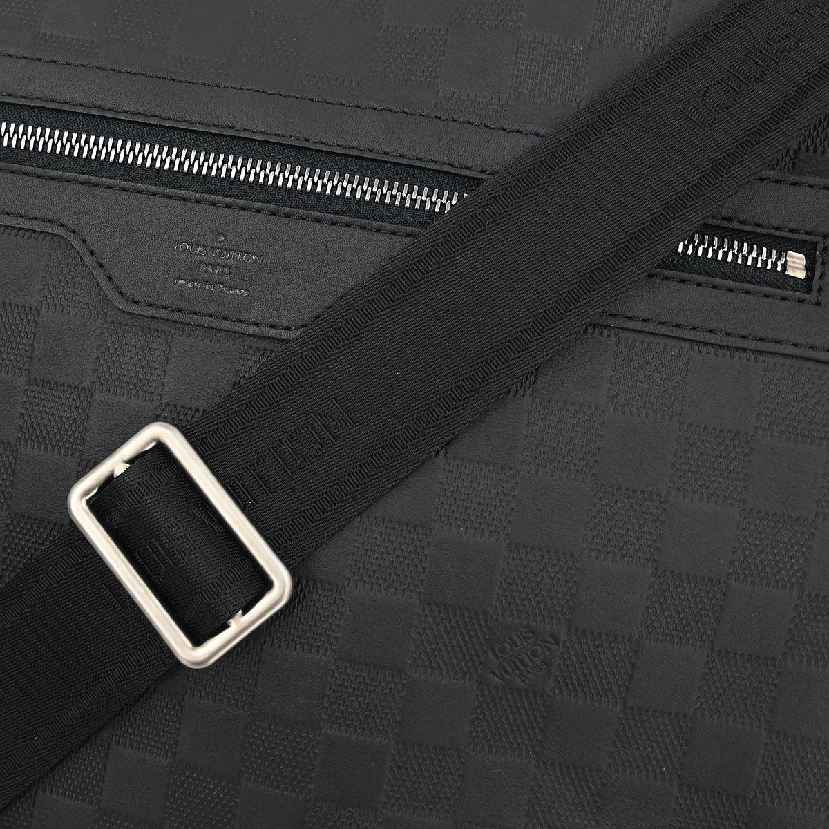 Louis Vuitton Black Damier Infini Calypso MM Shoulder Bag N41201