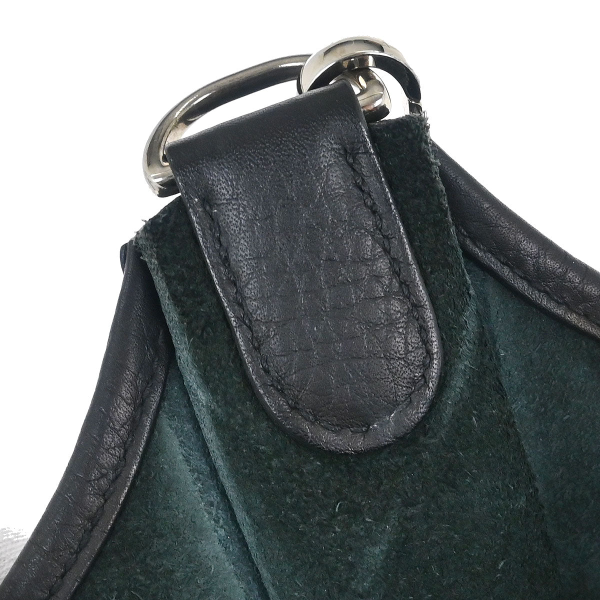 Hermes Black Taurillon Clemence Evelyne 3 GM Shoulder Bag