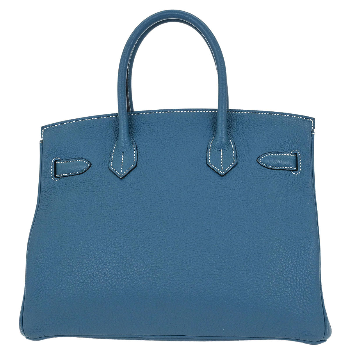 Hermes Blue Jean Togo Birkin 30 Handbag