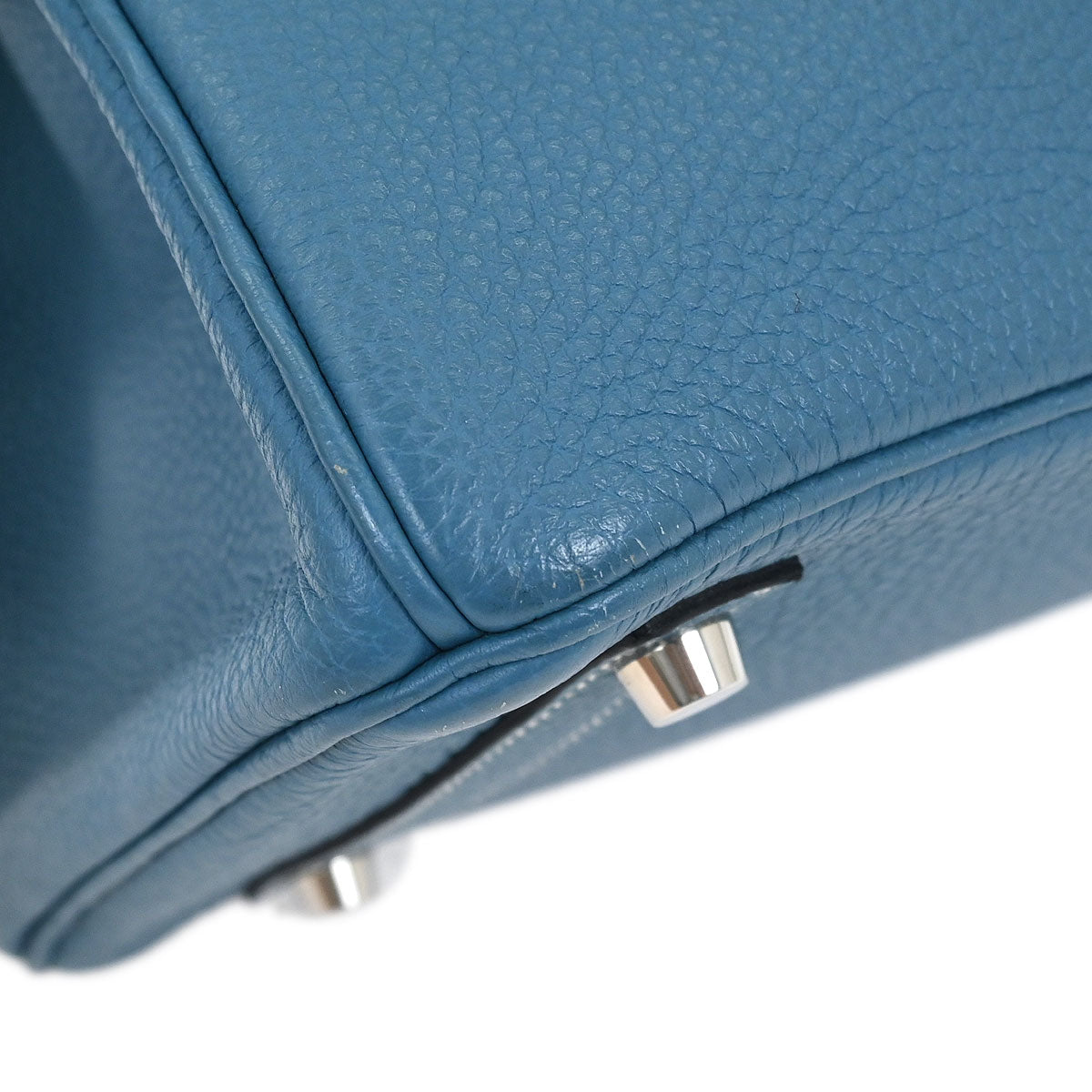 Hermes Blue Jean Togo Birkin 30 Handbag