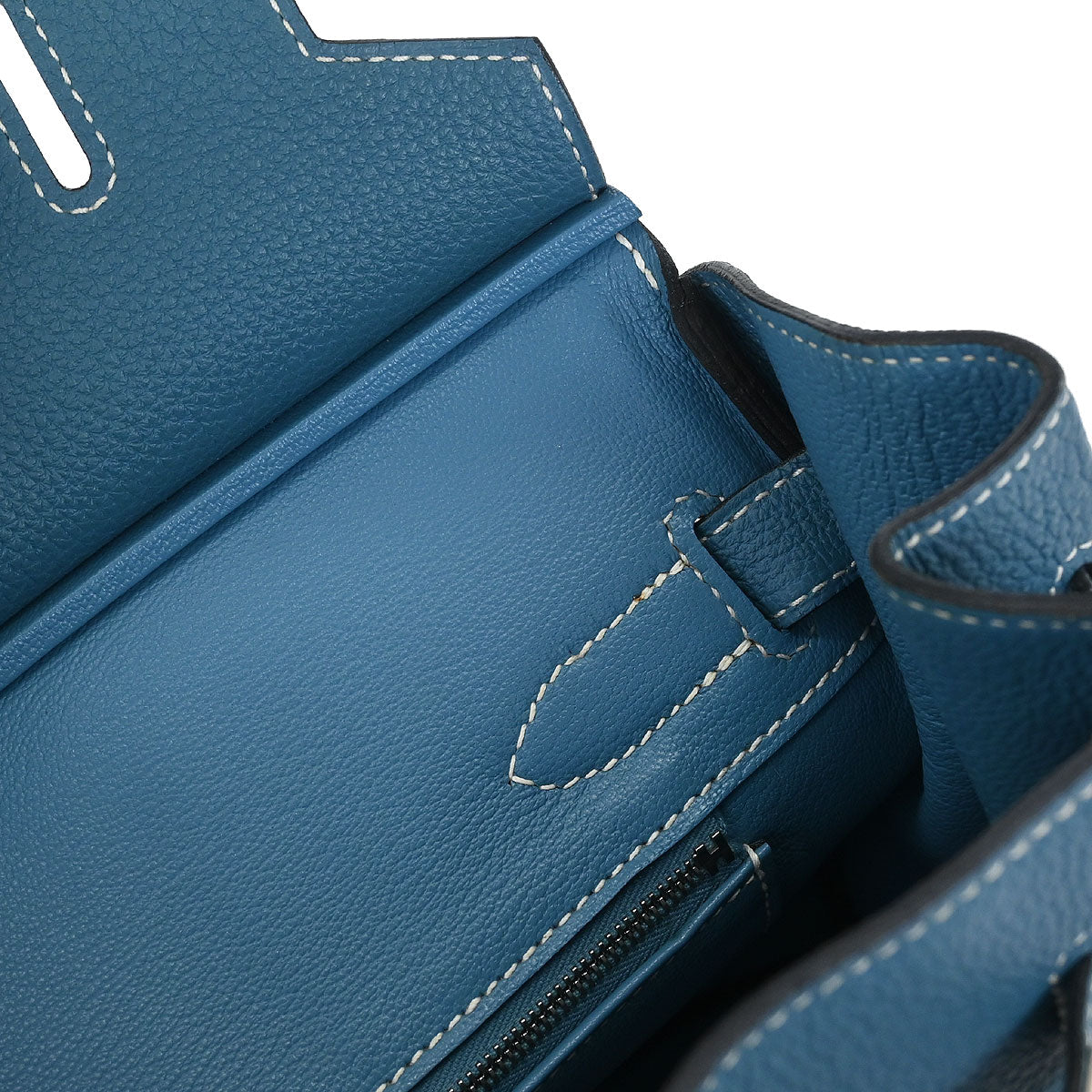 Hermes Blue Jean Togo Birkin 30 Handbag