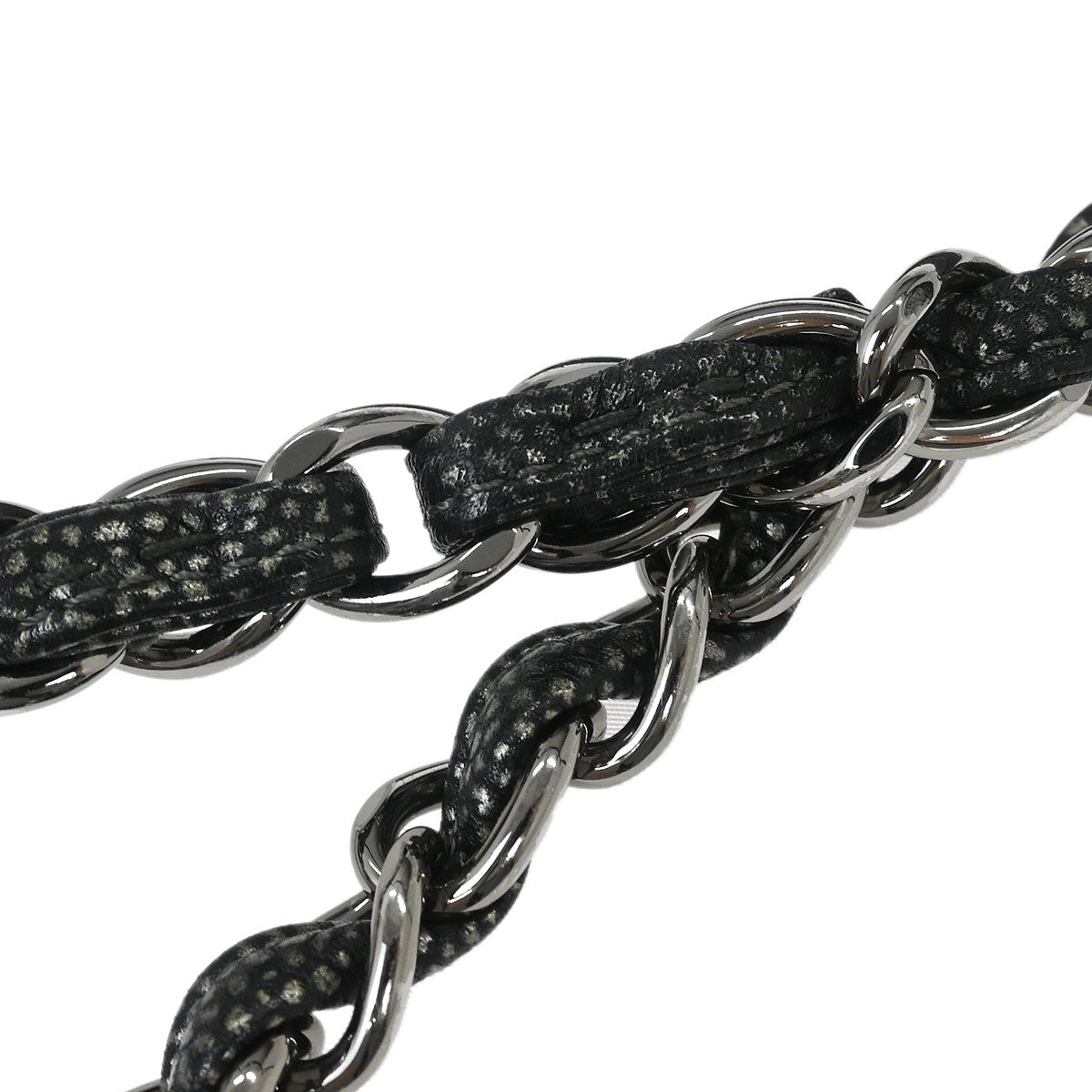 Chanel 2010-2011 Gray Caviar Full Flap Chain Shoulder Bag